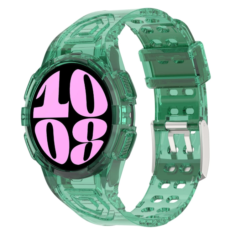 Bracelet de montre en silicone intégré TPU, pour Samsung Galaxy Watch6 44mm, pour Samsung Galaxy Watch6 40mm