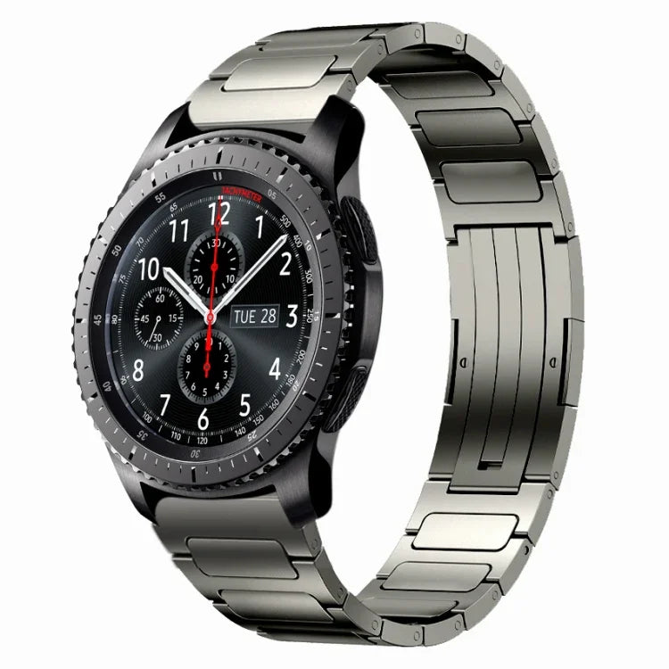 Bracelet de montre en alliage de titane en forme de I de 22 mm, pour Samsung Galaxy Watch3 45 mm, pour Samsung Gear S3 Classic, pour Samsung Gear S3 Frontier
