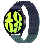 Bracelet de montre en silicone respirant à trous 20mm avec points 3D, pour Samsung Galaxy Watch 6 Classic 47mm, pour Samsung Galaxy Watch 6 44mm, pour Samsung Galaxy Watch 6 40mm