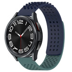 Bracelet de montre en silicone respirant à trous 20mm avec points 3D, pour Samsung Galaxy Watch 6 Classic 43mm, pour Samsung Galaxy Watch 5 Pro édition golf, pour Samsung Galaxy Watch 5 édition golf