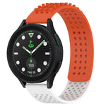 Bracelet de montre en silicone respirant à trous 20mm avec points 3D, pour Samsung Galaxy Watch 6 Classic 43mm, pour Samsung Galaxy Watch 5 Pro édition golf, pour Samsung Galaxy Watch 5 édition golf
