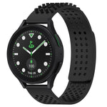 Bracelet de montre en silicone respirant à trous 20mm avec points 3D, pour Samsung Galaxy Watch 6 Classic 43mm, pour Samsung Galaxy Watch 5 Pro édition golf, pour Samsung Galaxy Watch 5 édition golf