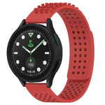 Bracelet de montre en silicone respirant à trous 20mm avec points 3D, pour Samsung Galaxy Watch 6 Classic 43mm, pour Samsung Galaxy Watch 5 Pro édition golf, pour Samsung Galaxy Watch 5 édition golf