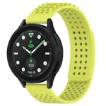 Bracelet de montre en silicone respirant à trous 20mm avec points 3D, pour Samsung Galaxy Watch 6 Classic 43mm, pour Samsung Galaxy Watch 5 Pro édition golf, pour Samsung Galaxy Watch 5 édition golf