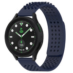 Bracelet de montre en silicone respirant à trous 20mm avec points 3D, pour Samsung Galaxy Watch 6 Classic 43mm, pour Samsung Galaxy Watch 5 Pro édition golf, pour Samsung Galaxy Watch 5 édition golf