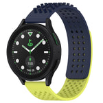 Bracelet de montre en silicone respirant à trous 20mm avec points 3D, pour Samsung Galaxy Watch 6 Classic 43mm, pour Samsung Galaxy Watch 5 Pro édition golf, pour Samsung Galaxy Watch 5 édition golf