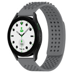 Bracelet de montre en silicone respirant à trous 20mm avec points 3D, pour Samsung Galaxy Watch 6 Classic 43mm, pour Samsung Galaxy Watch 5 Pro édition golf, pour Samsung Galaxy Watch 5 édition golf