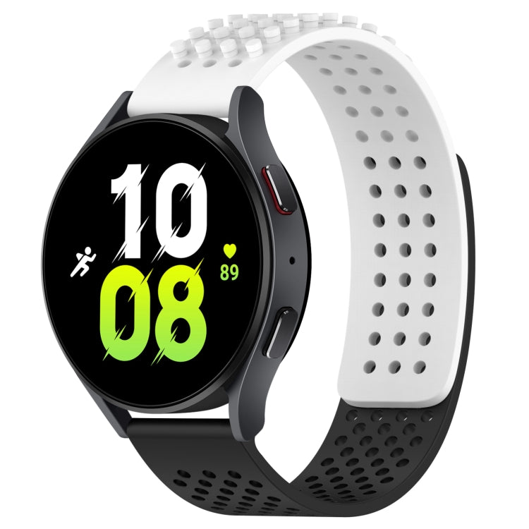 Bracelet de montre en silicone respirant à trous 20mm avec points 3D, pour Samsung Galaxy Watch 5 44mm, pour Samsung Galaxy Watch 5 Pro 45mm, pour Samsung Galaxy Watch 5 40mm