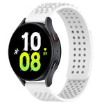Bracelet de montre en silicone respirant à trous 20mm avec points 3D, pour Samsung Galaxy Watch 5 44mm, pour Samsung Galaxy Watch 5 Pro 45mm, pour Samsung Galaxy Watch 5 40mm