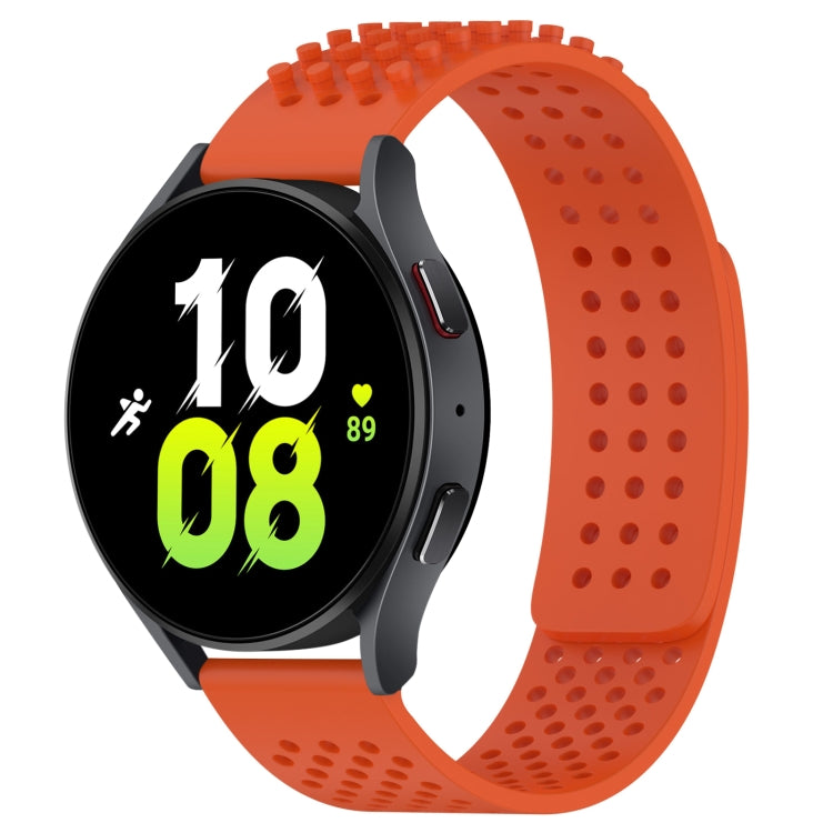 Bracelet de montre en silicone respirant à trous 20mm avec points 3D, pour Samsung Galaxy Watch 5 44mm, pour Samsung Galaxy Watch 5 Pro 45mm, pour Samsung Galaxy Watch 5 40mm