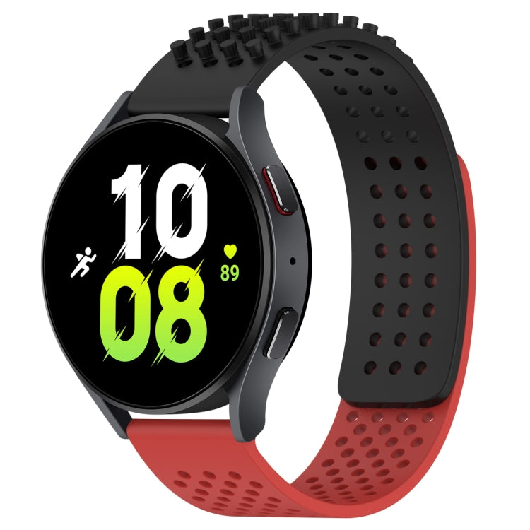 Bracelet de montre en silicone respirant à trous 20mm avec points 3D, pour Samsung Galaxy Watch 5 44mm, pour Samsung Galaxy Watch 5 Pro 45mm, pour Samsung Galaxy Watch 5 40mm