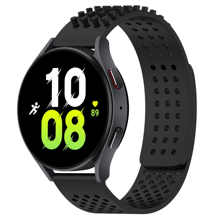 Bracelet de montre en silicone respirant à trous 20mm avec points 3D, pour Samsung Galaxy Watch 5 44mm, pour Samsung Galaxy Watch 5 Pro 45mm, pour Samsung Galaxy Watch 5 40mm