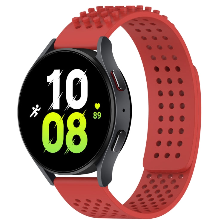 Bracelet de montre en silicone respirant à trous 20mm avec points 3D, pour Samsung Galaxy Watch 5 44mm, pour Samsung Galaxy Watch 5 Pro 45mm, pour Samsung Galaxy Watch 5 40mm
