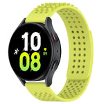 Bracelet de montre en silicone respirant à trous 20mm avec points 3D, pour Samsung Galaxy Watch 5 44mm, pour Samsung Galaxy Watch 5 Pro 45mm, pour Samsung Galaxy Watch 5 40mm