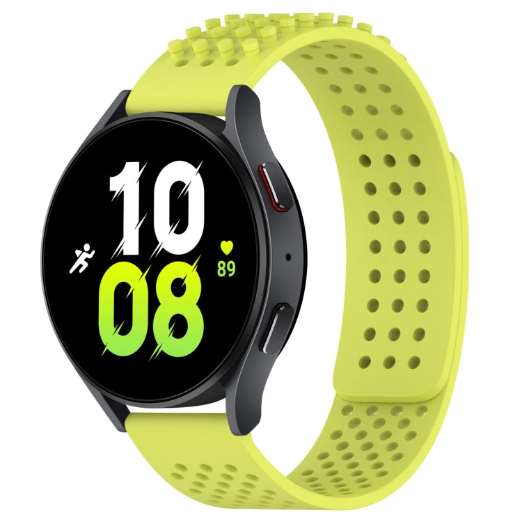 Bracelet de montre en silicone respirant à trous 20mm avec points 3D, pour Samsung Galaxy Watch 5 44mm, pour Samsung Galaxy Watch 5 Pro 45mm, pour Samsung Galaxy Watch 5 40mm