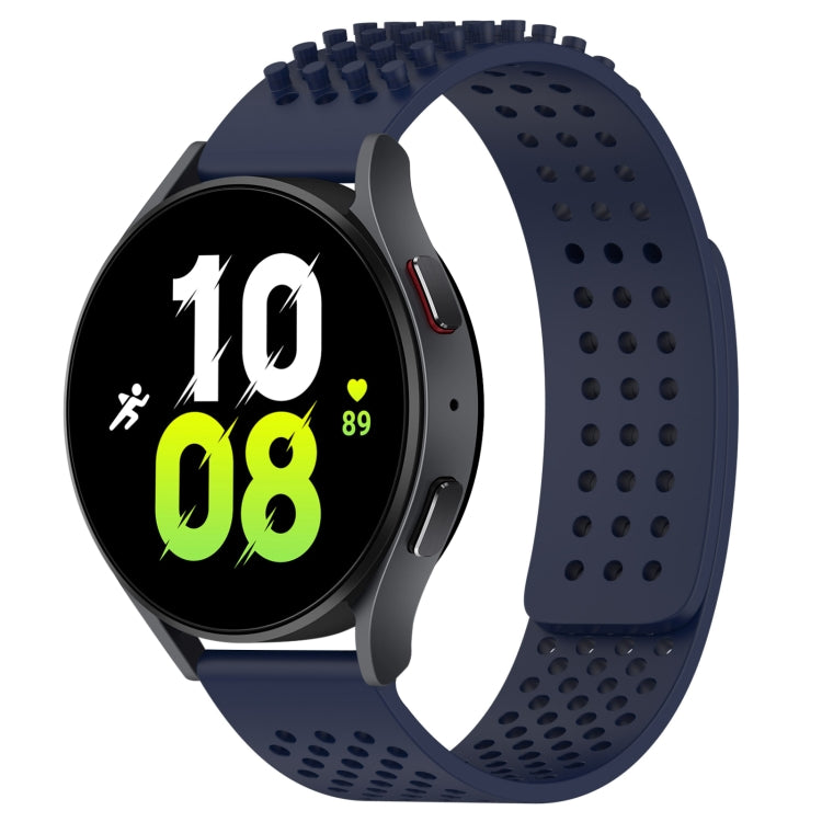 Bracelet de montre en silicone respirant à trous 20mm avec points 3D, pour Samsung Galaxy Watch 5 44mm, pour Samsung Galaxy Watch 5 Pro 45mm, pour Samsung Galaxy Watch 5 40mm