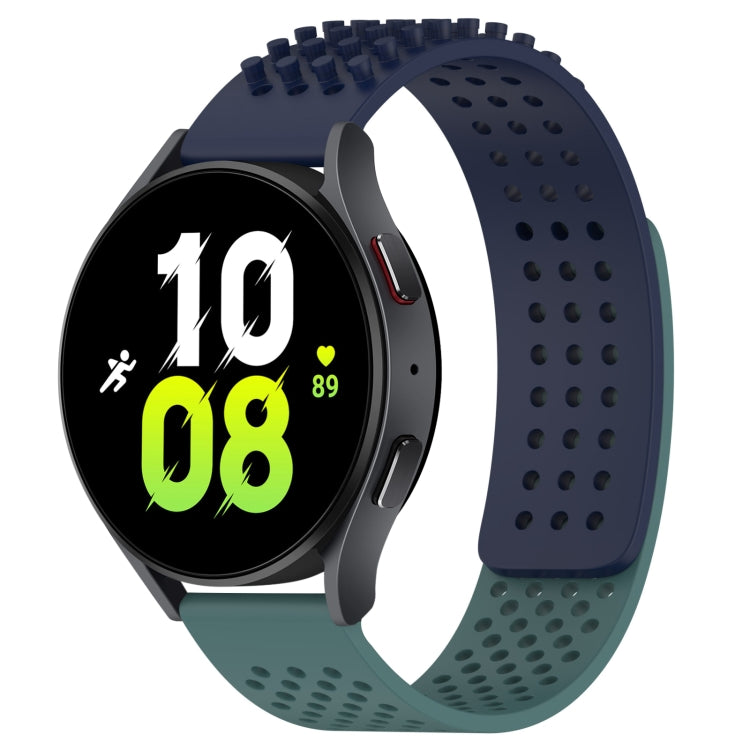 Bracelet de montre en silicone respirant à trous 20mm avec points 3D, pour Samsung Galaxy Watch 5 44mm, pour Samsung Galaxy Watch 5 Pro 45mm, pour Samsung Galaxy Watch 5 40mm