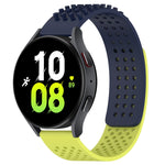 Bracelet de montre en silicone respirant à trous 20mm avec points 3D, pour Samsung Galaxy Watch 5 44mm, pour Samsung Galaxy Watch 5 Pro 45mm, pour Samsung Galaxy Watch 5 40mm