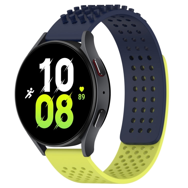 Bracelet de montre en silicone respirant à trous 20mm avec points 3D, pour Samsung Galaxy Watch 5 44mm, pour Samsung Galaxy Watch 5 Pro 45mm, pour Samsung Galaxy Watch 5 40mm