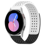 Bracelet de montre en silicone respirant à trous 20mm avec points 3D, pour Samsung Galaxy Watch 5 44mm, pour Samsung Galaxy Watch 5 Pro 45mm, pour Samsung Galaxy Watch 5 40mm