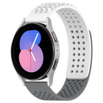 Bracelet de montre en silicone respirant à trous 20mm avec points 3D, pour Samsung Galaxy Watch 5 44mm, pour Samsung Galaxy Watch 5 Pro 45mm, pour Samsung Galaxy Watch 5 40mm