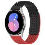 Bracelet de montre en silicone respirant à trous 20mm avec points 3D, pour Samsung Galaxy Watch 5 44mm, pour Samsung Galaxy Watch 5 Pro 45mm, pour Samsung Galaxy Watch 5 40mm