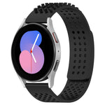 Bracelet de montre en silicone respirant à trous 20mm avec points 3D, pour Samsung Galaxy Watch 5 44mm, pour Samsung Galaxy Watch 5 Pro 45mm, pour Samsung Galaxy Watch 5 40mm