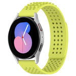 Bracelet de montre en silicone respirant à trous 20mm avec points 3D, pour Samsung Galaxy Watch 5 44mm, pour Samsung Galaxy Watch 5 Pro 45mm, pour Samsung Galaxy Watch 5 40mm