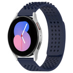 Bracelet de montre en silicone respirant à trous 20mm avec points 3D, pour Samsung Galaxy Watch 5 44mm, pour Samsung Galaxy Watch 5 Pro 45mm, pour Samsung Galaxy Watch 5 40mm