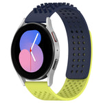 Bracelet de montre en silicone respirant à trous 20mm avec points 3D, pour Samsung Galaxy Watch 5 44mm, pour Samsung Galaxy Watch 5 Pro 45mm, pour Samsung Galaxy Watch 5 40mm