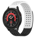 Bracelet de montre en silicone respirant à trous 20mm avec points 3D, pour Samsung Galaxy Watch 5 44mm, pour Samsung Galaxy Watch 5 Pro 45mm, pour Samsung Galaxy Watch 5 40mm