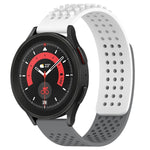 Bracelet de montre en silicone respirant à trous 20mm avec points 3D, pour Samsung Galaxy Watch 5 44mm, pour Samsung Galaxy Watch 5 Pro 45mm, pour Samsung Galaxy Watch 5 40mm