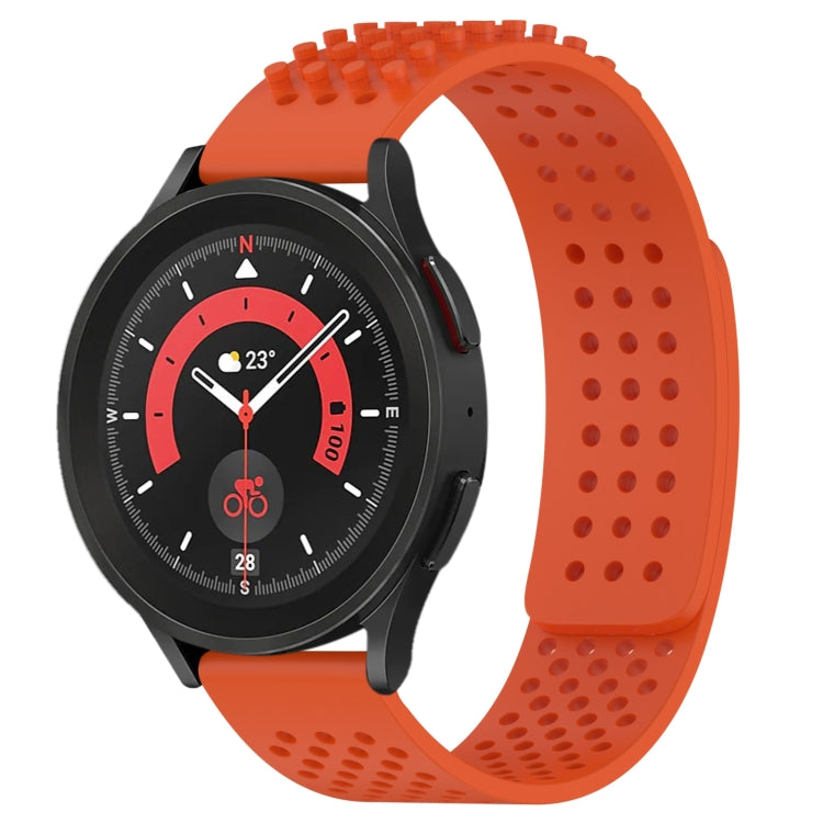 Bracelet de montre en silicone respirant à trous 20mm avec points 3D, pour Samsung Galaxy Watch 5 44mm, pour Samsung Galaxy Watch 5 Pro 45mm, pour Samsung Galaxy Watch 5 40mm