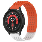 Bracelet de montre en silicone respirant à trous 20mm avec points 3D, pour Samsung Galaxy Watch 5 44mm, pour Samsung Galaxy Watch 5 Pro 45mm, pour Samsung Galaxy Watch 5 40mm