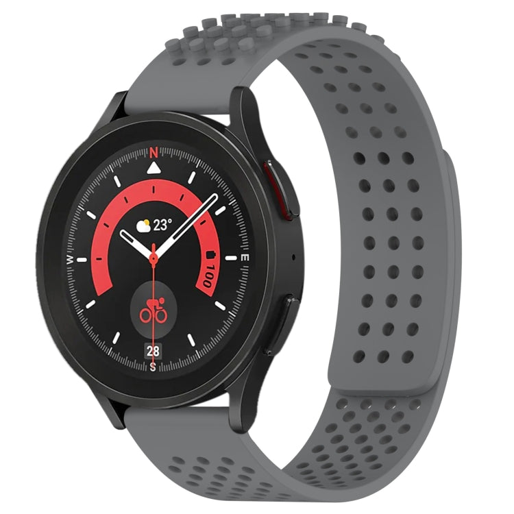 Bracelet de montre en silicone respirant à trous 20mm avec points 3D, pour Samsung Galaxy Watch 5 44mm, pour Samsung Galaxy Watch 5 Pro 45mm, pour Samsung Galaxy Watch 5 40mm