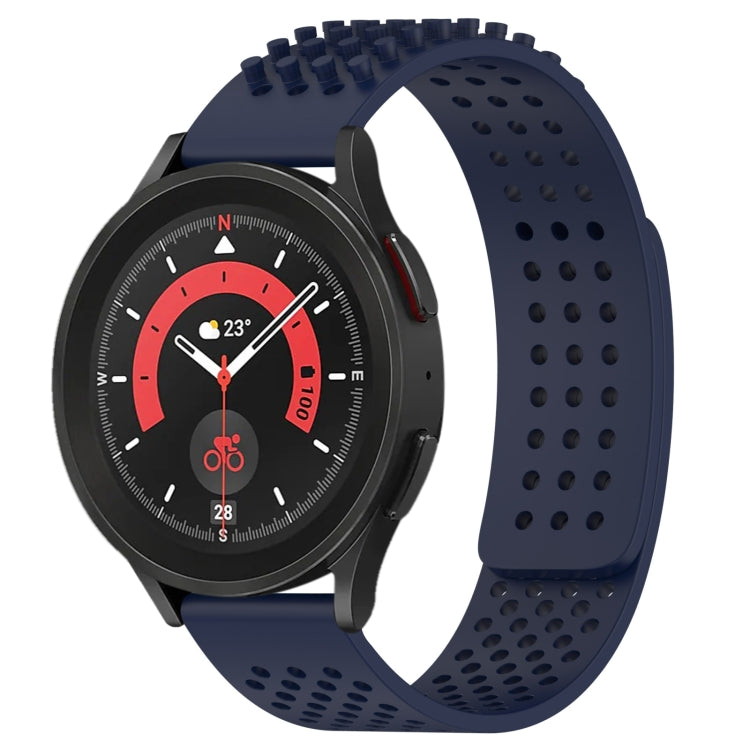 Bracelet de montre en silicone respirant à trous 20mm avec points 3D, pour Samsung Galaxy Watch 5 44mm, pour Samsung Galaxy Watch 5 Pro 45mm, pour Samsung Galaxy Watch 5 40mm