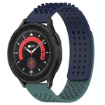 Bracelet de montre en silicone respirant à trous 20mm avec points 3D, pour Samsung Galaxy Watch 5 44mm, pour Samsung Galaxy Watch 5 Pro 45mm, pour Samsung Galaxy Watch 5 40mm