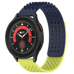 Bracelet de montre en silicone respirant à trous 20mm avec points 3D, pour Samsung Galaxy Watch 5 44mm, pour Samsung Galaxy Watch 5 Pro 45mm, pour Samsung Galaxy Watch 5 40mm