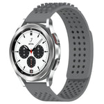 Bracelet de montre en silicone à pois 3D respirants avec trous de 20 mm, pour Samsung Galaxy Watch 4 Classic 42 mm, pour Samsung Galaxy Watch Active 2 44 mm, pour Samsung Galaxy Watch Active 2 40 mm