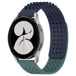 Bracelet de montre en silicone respirant à trous 20mm avec points 3D, pour Samsung Galaxy Watch 4 44mm, pour Samsung Galaxy Watch 4 40mm, pour Samsung Galaxy Watch 4 Classic 46mm