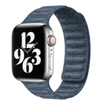 Bracelet de montre magnétique en denim, pour Apple Watch 6 40mm, pour Apple Watch 6 44mm, pour Apple Watch 5 44mm, pour Apple Watch 5 40mm, pour Apple Watch 4 44mm, pour Apple Watch 4 40mm, pour Apple Watch 3 38mm, pour Apple Watch 3 42mm