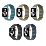 Bracelet de montre magnétique en denim, pour Apple Watch 6 40mm, pour Apple Watch 6 44mm, pour Apple Watch 5 44mm, pour Apple Watch 5 40mm, pour Apple Watch 4 44mm, pour Apple Watch 4 40mm, pour Apple Watch 3 38mm, pour Apple Watch 3 42mm