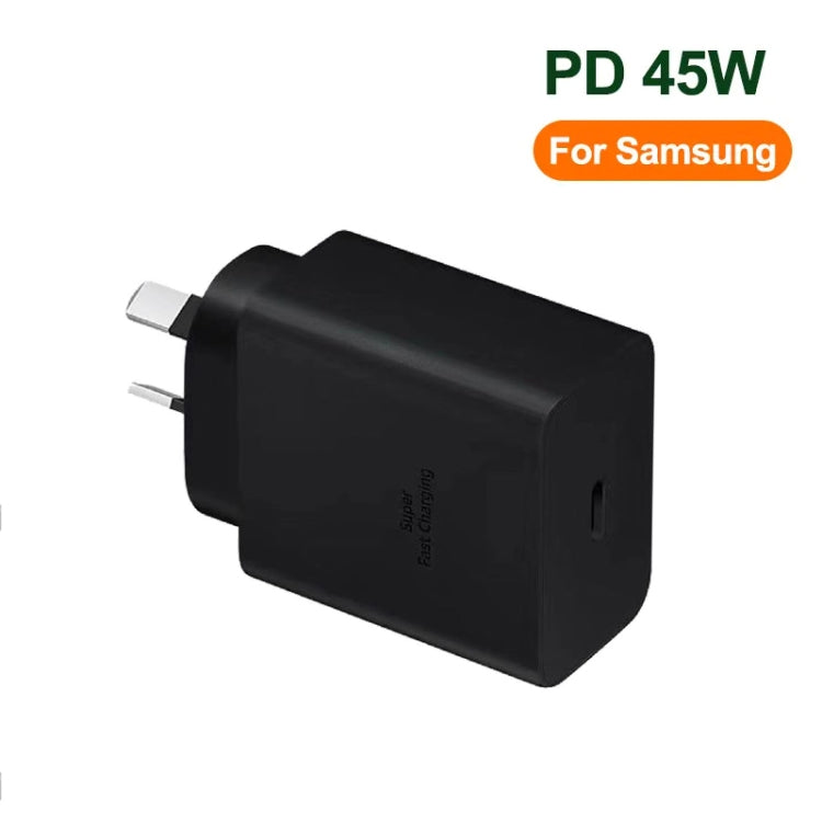 Chargeur rapide M135 PPS / PD 45W USB-C / Type-C, prise AU, prise AU