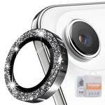 Film en verre trempé ENKAY Hat-Prince Glitter pour lentille arrière en alliage d'aluminium, pour iPhone 17 Pro / 17 Pro Max, pour iPhone 17, pour iPhone Air, pour iPhone 15 Pro / 15 Pro Max, pour iPhone 15 / 15 Plus