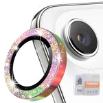 Film en verre trempé ENKAY Hat-Prince Glitter pour lentille arrière en alliage d'aluminium, pour iPhone 17 Pro / 17 Pro Max, pour iPhone 17, pour iPhone Air, pour iPhone 15 Pro / 15 Pro Max, pour iPhone 15 / 15 Plus