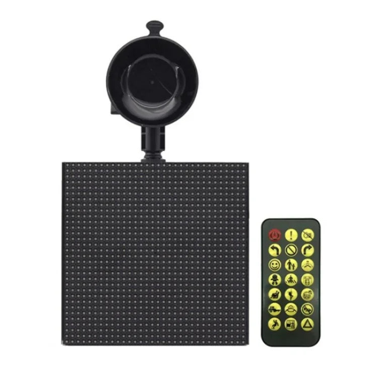 P64L Panneau LED matriciel à défilement pour pare-brise arrière de voiture, écran d'expression de motifs de texte DIY, P64L