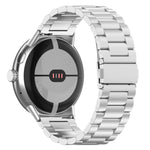 Bracelet de montre en métal à trois billes en acier inoxydable, pour Google Pixel Watch 4 / 3 / 2 / 1 41mm
