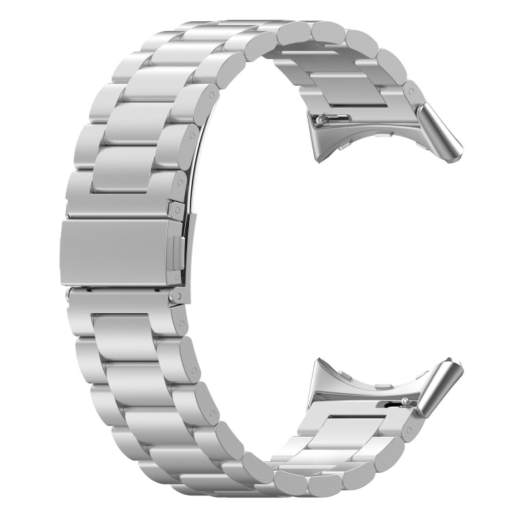 Bracelet de montre en métal à trois billes en acier inoxydable, pour Google Pixel Watch 4 / 3 / 2 / 1 41mm