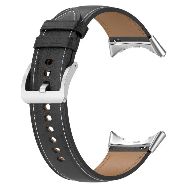 Bracelet de montre en cuir gaufré de première qualité, pour Google Pixel Watch 4 / 3 / 2 / 1 41mm