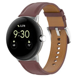 Bracelet de montre en cuir gaufré de première qualité, pour Google Pixel Watch 4 / 3 / 2 / 1 41mm